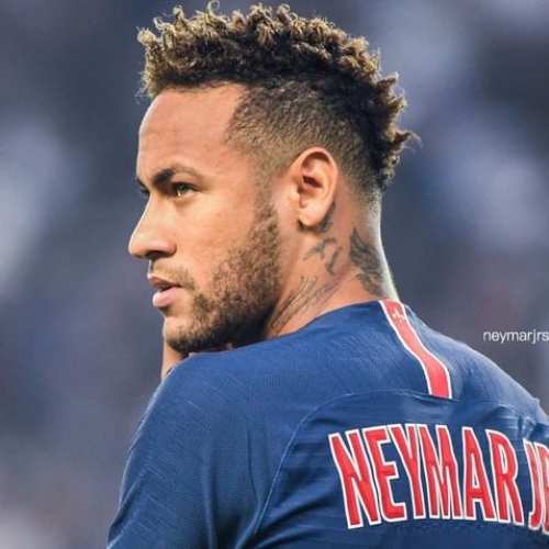 Neymar Blonde Hair Psg The Best Undercut Ponytail